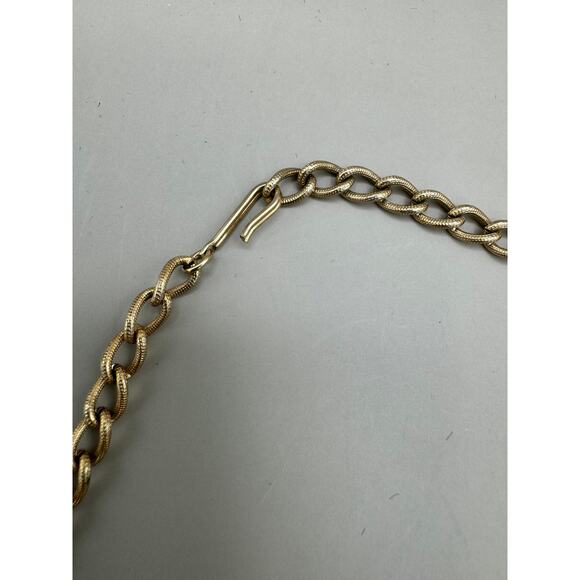 Vintage Sarah Coventry "Evening Sands" Goldtone Rhinestone Necklace - Picture 7 of 9